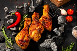 Гомілка куряча смажена