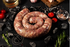 Ковбаса зі свинини та яловичини для грилю