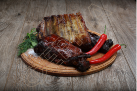 Реберця свинні смажені